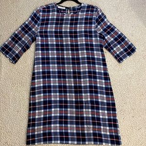 Equipment Femme Plaid Sheath Dress